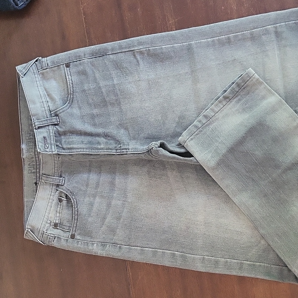 Grey Ring of fire Cotton slim fit grey jeans slim fit size 16